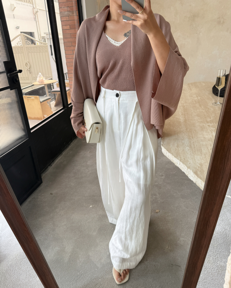 Butterfly Two-Pice Set - Khaki