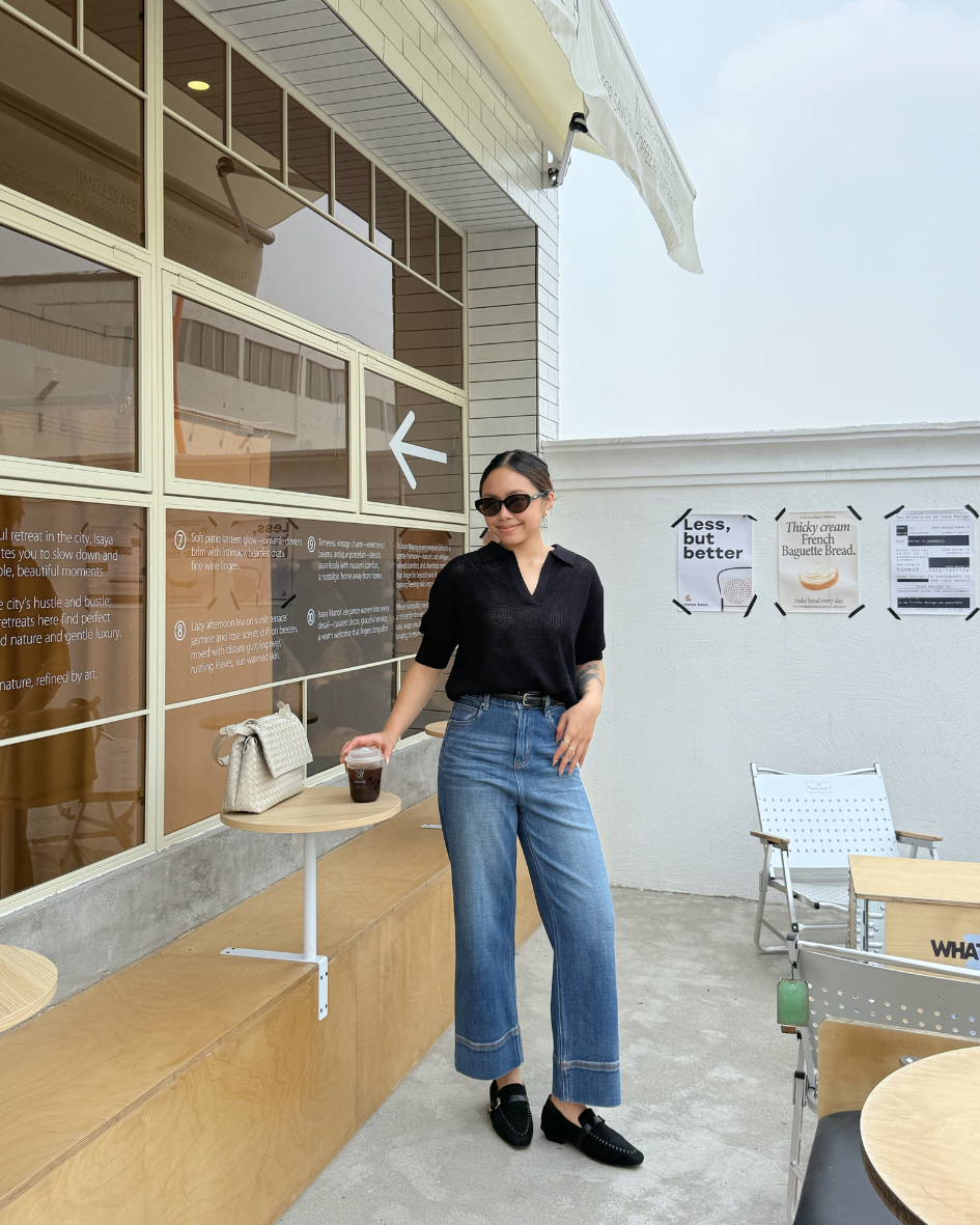 9分牛仔褲-中藍